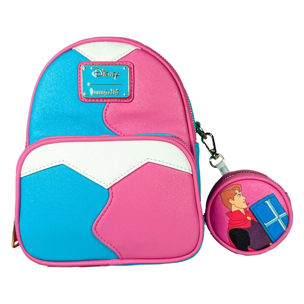 MIPMIB Sleeping Beauty Convertible Exclusive Loungefly Backpack NWT